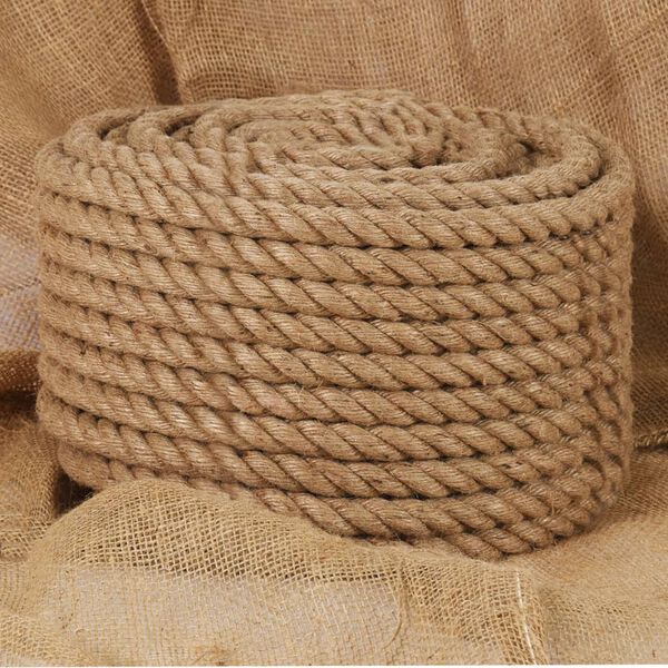 vidaXL Uže od 100 % jute 20 mm 100 m
