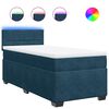 vidaXL Box spring krevet s madracem plavi 90x190 cm bar&scaron;unasti