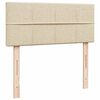 vidaXL Krevet box spring s madracem krem 120 x 190 cm od tkanine
