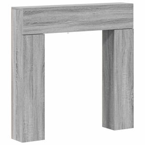 vidaXL Okvir za kamin Siva Sonoma 102 x 18 x 100,5 cm