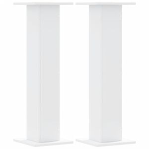 vidaXL Stalci za biljke 2 kom bijeli 30 x 30 x 95 cm konstruirano drvo