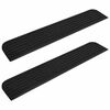 vidaXL Prilazne rampe 2 kom 110 x 21 x 2,5 cm gumene