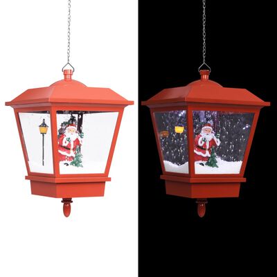 vidaXL Božićna viseća svjetiljka s Djedom Mrazom LED 27 x 27 x 45 cm