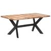 vidaXL Blagovaonski stol 180 x 90 x 75 cm od masivnog drva s premazom
