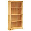 vidaXL Biblioteka od borovine meksički asortiman Corona 80x29x150 cm