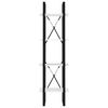 vidaXL Ormarić za knjige s 4 razine bijeli 40 x 30 x 140 cm drveni
