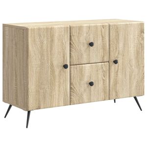 vidaXL Kreveta Hrast sonoma 89 x 34,5 x 60 cm Konstruirano drvo