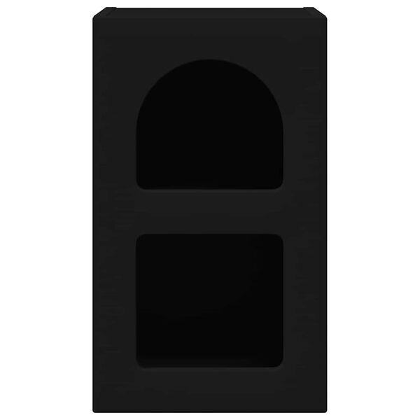 vidaXL Noćni ormarić Crna 29,5 x 33,5 x 50 cm Konstruirano drvo