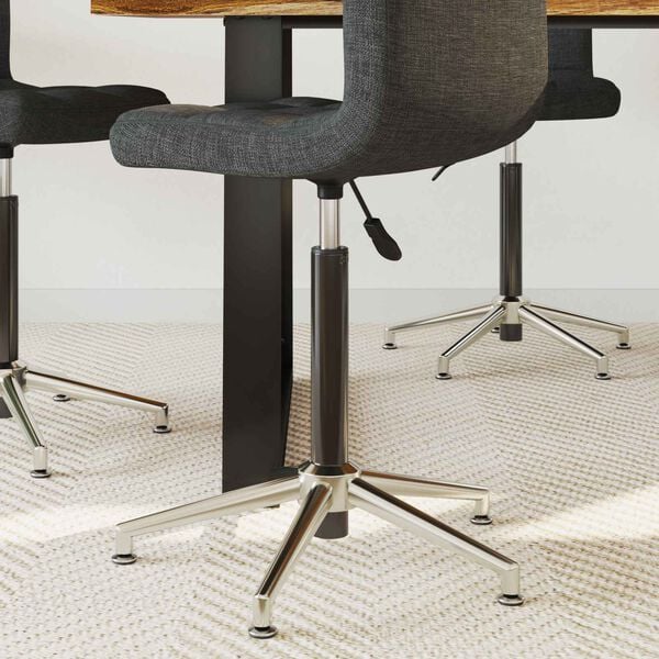 vidaXL Plinski cilindar za uredsku stolicu Crna 21,5 cm Željezo