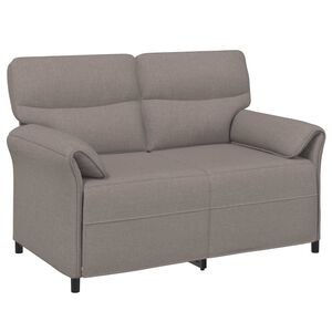 vidaXL Sofa za dvije osobe 2-sjedalo Sivosmeđa 138 x 83 x 95 cm
