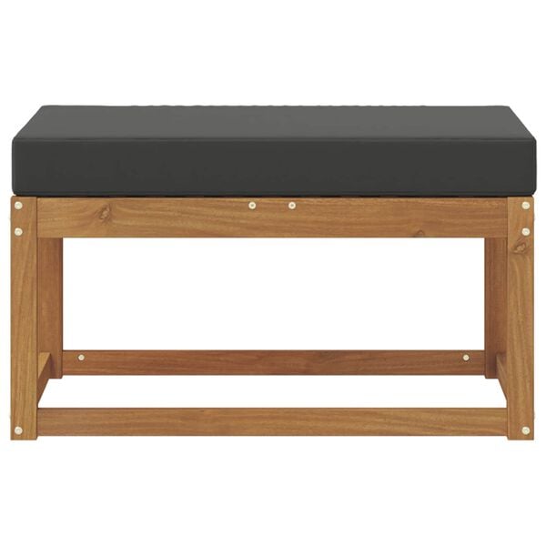 vidaXL Vanjska stolica klupa Čvrsto drvo akacije Prirodna