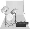 vidaXL Oprema za fotografski studio sa setom svjetala i pozadinom