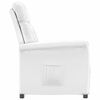 vidaXL Naslonjač od umjetne kože bijeli