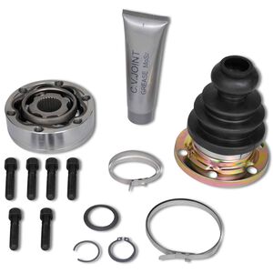 vidaXL Set osovina Crna Metal