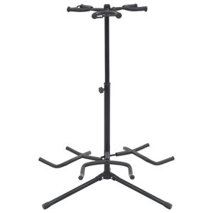 vidaXL Stalak za gitare crni čelični