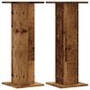 vidaXL Stalci za biljke 2 kom boja staro drvo 30x30x80 cm drveni
