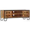 vidaXL TV ormarić s ladicama od masivnog drva manga 120 x 30 x 40 cm