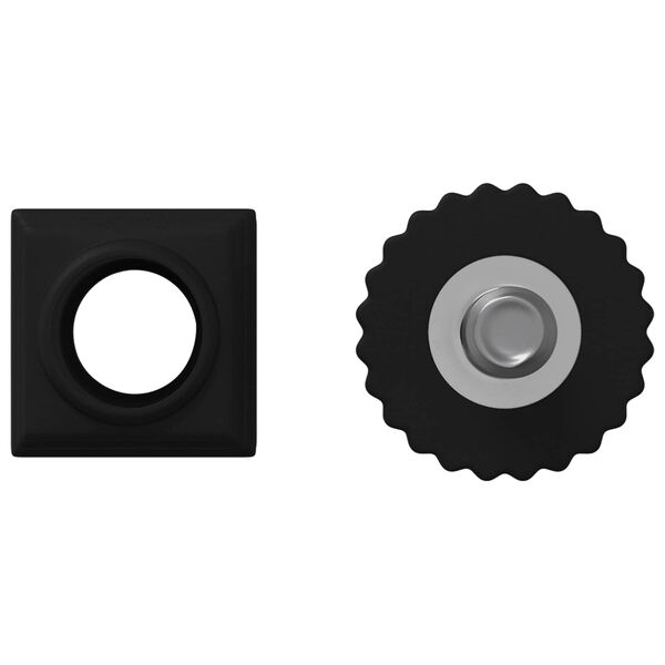 vidaXL Furnirni nivelatori Podesiva 1895 pcs Crna PP