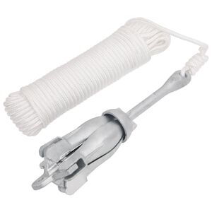 vidaXL Sidro s užetom srebrno 4 kg vruće pocinčano lijevano željezo