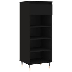 vidaXL Ormarić za cipele crni 40 x 36 x 105 cm od konstruiranog drva