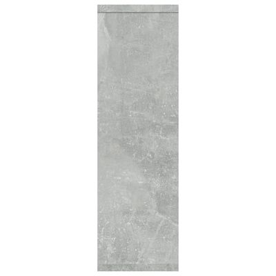 vidaXL Zidna polica siva boja betona 85x16x52,5 cm konstruirano drvo