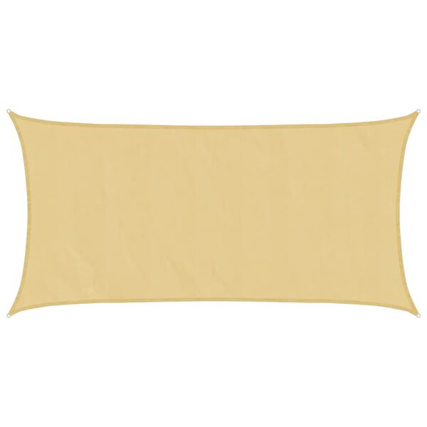 vidaXL Jedro protiv sunca boje pijeska 5x2,5 m 100 % poliester Oxford