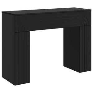 vidaXL Kava Stol Crna 102 x 35 x 75 cm Konstruirano drvo