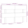 vidaXL Uzglavlje za krevet crno 154 x 3 x 81 cm od masivne borovine