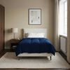 vidaXL Puni pokrivač za cijelu godinu Tamno plava 140 x 220 cm