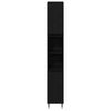 vidaXL Kupaonski ormar Crni hrast 30 x 30 x 190 cm Konstruirano drvo