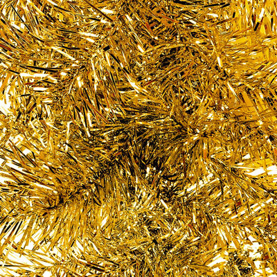 vidaXL Božićna girlanda s LED svjetlima 10 m zlatna