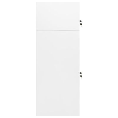vidaXL Ormarić za sedla bijeli 53 x 53 x 140 cm čelični