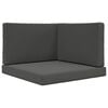 vidaXL Jastuk za vanjsku sofU Poliester Antracit 80 x 80 x 8 cm