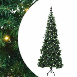 vidaXL Korner Umjetno Božićno Drvo Zelena 180 cm PVC i metal