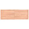 vidaXL Stolna ploča svjetlosmeđa 180x60x(2-6) cm obrađena hrastovina