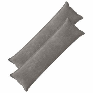 vidaXL Presvlaka za jastuk 2 pcs HOUTEN Tamnosiva 40 x 145 cm