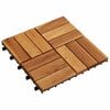 vidaXL Pločice za decking 30 pcs Smeđa 30 x 30 cm Acacijsko drvo