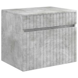 vidaXL Ormar za Kupaonicu na Zidu Betonska siva 59 x 44,5 x 50 cm