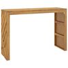 vidaXL Konzolni stolić 110x35x75 cm Masivno drvo tikovine
