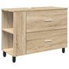 vidaXL Toaletna jedinica Hrast sonoma 80 x 35 x 60 cm