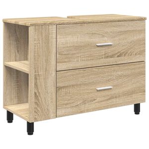 vidaXL Toaletna jedinica Hrast sonoma 80 x 35 x 60 cm