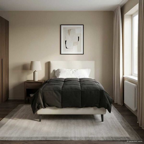 vidaXL Puni pokrivač za cijelu godinu &Scaron;onerisan Antracit 135 x 220 cm