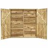 vidaXL Vrtna kućica za alat od impregnirane borovine 163 x 50 x 171 cm