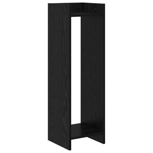 vidaXL Stalak za biljke Crni hrast 30 x 30 x 100 cm Konstruirano drvo