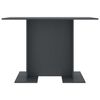 vidaXL Blagovaonski stol sivi 110 x 60 x 75 cm od iverice