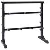 vidaXL Rack za bučice Crna 99 x 45 x 95,5 cm Čelik s prahom premazan