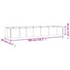 vidaXL Povi&scaron;ena vrtna gredica 280 x 80 x 40 cm od čelika COR-TEN