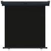 vidaXL Balkonska bočna tenda 175 x 250 cm crna