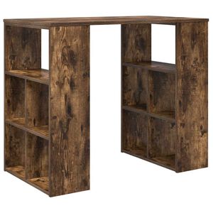 vidaXL Stol Dimljeni hrast Konstruirano drvo 90 x 50 x 75 cm
