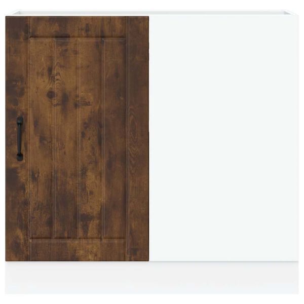 vidaXL Donji kuhinjski ormarić Lucca boja hrasta konstruirano drvo